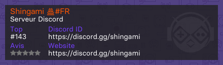 Shingami 🏯#FR