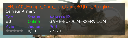 [FR]co10_Escape_Cam_Lao_Nam[SG]Les_Sangliers