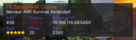 FR Zootopi'ARK Cluster