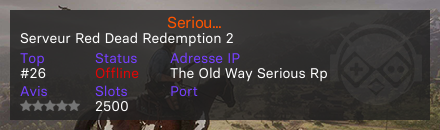 𝕋𝕙𝕖 𝕆𝕝𝕕 𝕎𝕒𝕪 Serious Rp | Xbox