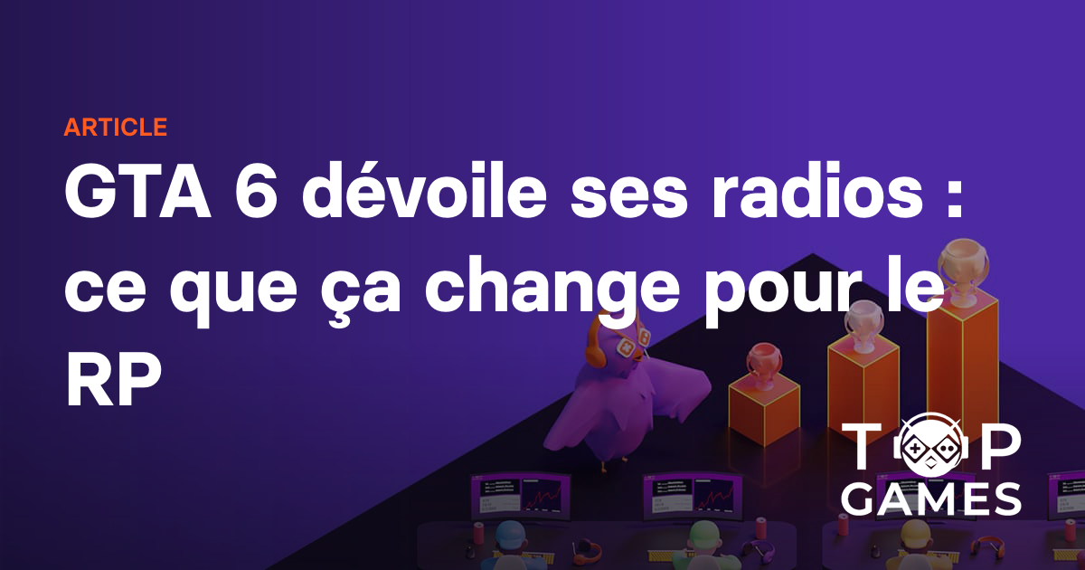 GTA 6 dévoile ses radios : ce que ça change pour le RP