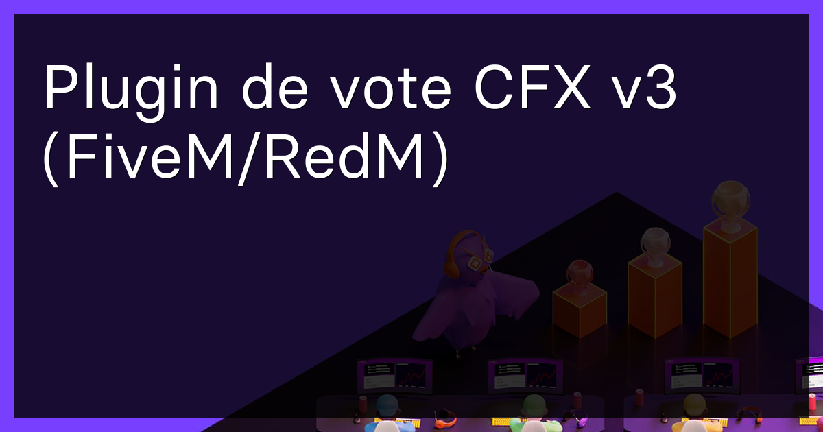 Plugin de vote CFX v3 (FiveM/RedM)