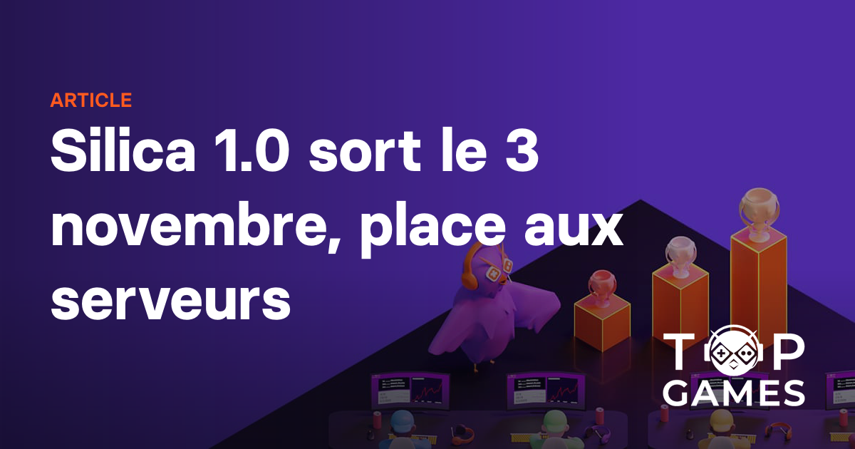Silica 1.0 sort le 3 novembre, place aux serveurs