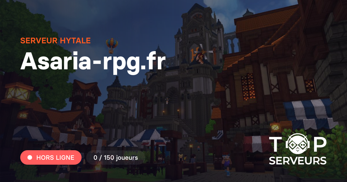 Asaria-rpg.fr - Serveur Hytale