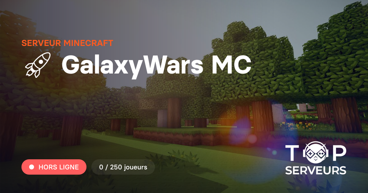 🚀 GalaxyWars MC - Serveur Minecraft