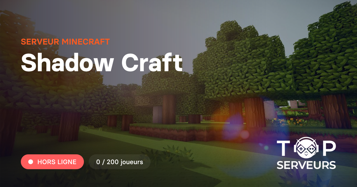Red Strike Shadow Shadow Craft - Serveur Minecraft