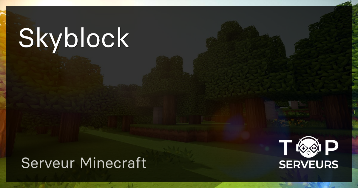 Skyblock - Serveur Minecraft