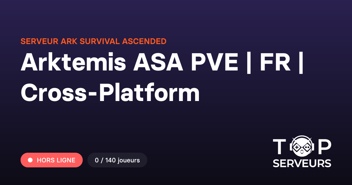 Arktemis ASA PVE | FR | Cross-Platform - Serveur ARK Survival Ascended