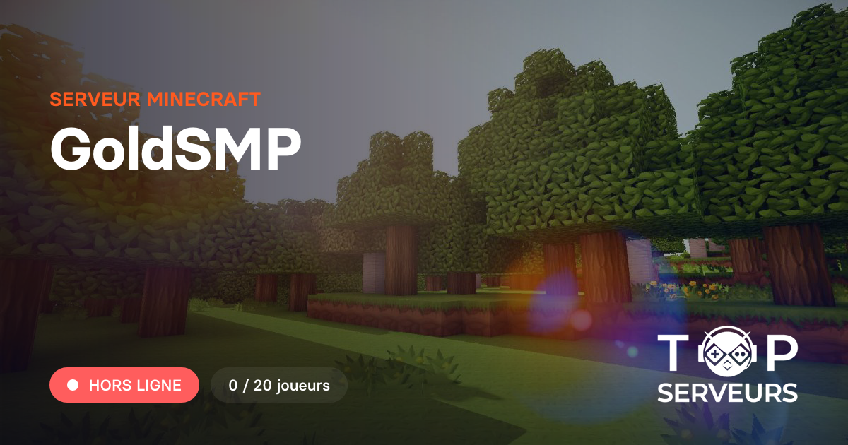 GoldSMP - Serveur Minecraft