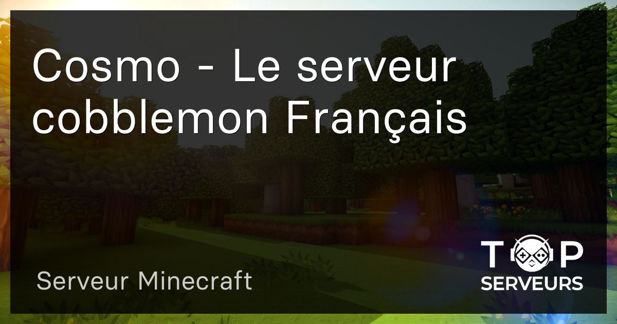 Cosmo - Serveur Minecraft